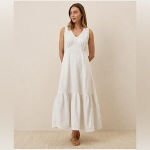 Pact Women's White Midi Dress